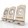 Personalized Wooden Phone Stand